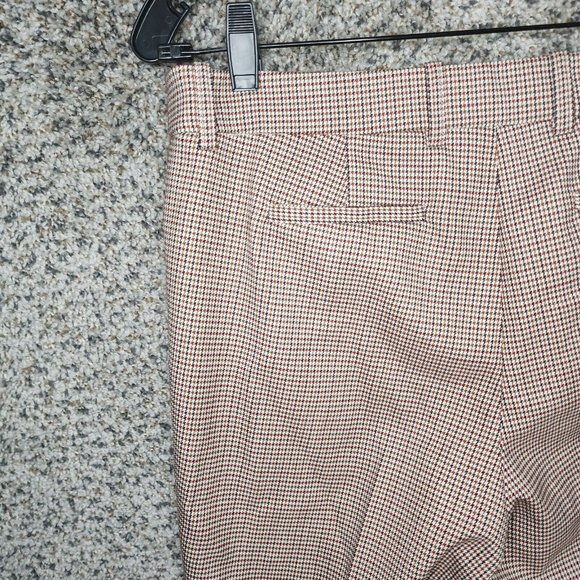 Lafayette 148 Manhattan Pants Womens 10 Houndstooth Flat Front Career Ladies - Picture 8 of 8